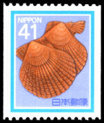 Japan 1980-89 41y Noble Scallops coil unmounted mint.