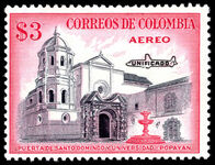 Colombia 1959-60 3p Santo Domingo Gateway UNIFICADO unmounted mint.