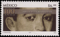 Mexico 2003 Xavier Villaurrutia unmounted mint.
