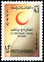Afghanistan 1968 Red Crescent Day unmounted mint.