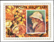 Albania 1991 Renoir souvenir sheet unmounted mint.