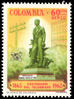 Colombia 1965 Pres. Murrilo Toro statue unmounted mint.