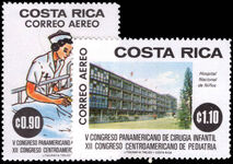 Costa Rica 1976 Pan-American Childrens Surgery Congress unmounted mint.
