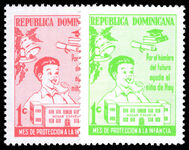 Dominican Republic 1968-71 Obligatory Tax. Child Welfare unmounted mint.