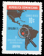 Dominican Republic 1972 Exfilima 71 unmounted mint.