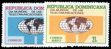 Dominican Republic 1972 World Telecommunications Day unmounted mint.
