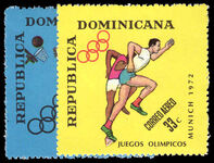 Dominican Republic 1972 Olympic Games unmounted mint.