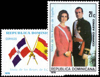 Dominican Republic 1976 Visit of King and Queen of Spain unmounted mint.