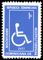 Dominican Republic 1977 Obligatory Tax. Rehabilitation of the Disabled unmounted mint.