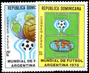 Dominican Republic 1978 World Cup Football Championship unmounted mint.