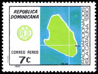 Dominican Republic 1980 Visit of Radio Amateurs to Catalina Island unmounted mint.