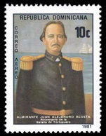Dominican Republic 1981 137th Anniversary of Battle of Tortuguero unmounted mint.