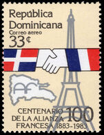 Dominican Republic 1983 Centenary of French Alliance unmounted mint.