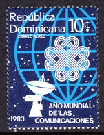 Dominican Republic 1983 World Communications Year unmounted mint.