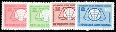 Dominican Republic 1963 15th Anniversary of Declaration of Human Rights unmounted mint.