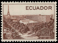 Ecuador 1958 UNESCO unmounted mint.