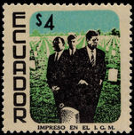Ecuador 1969-70 Apostles for Peace new blue sky unmounted mint.