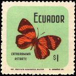 Ecuador 1970 1s Catagramma Astarte unmounted mint.
