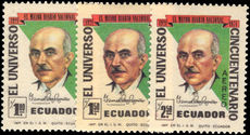 Ecuador 1971 El Universo unmounted mint.