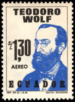 Ecuador 1974 Teodore Wolf unmounted mint.