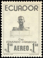 Ecuador 1974 Edmundo Chiriboga unmounted mint.