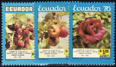 Ecuador 1976 Flowers and Fruit Festival unmounted mint.