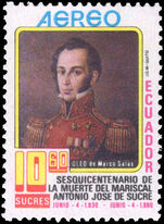 Ecuador 1980 Jose de Sucre unmounted mint.