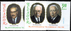 Ecuador 1981 El Comercio unmounted mint.