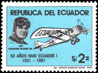 Ecuador 1981 Ecuador 1 Flight unmounted mint.