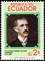 Ecuador 1981 Dr Octavo Cordero Palacios unmounted mint.