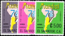 El Salvador 1977 Football World Cup unmounted mint.