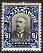 El Salvador 1916-19 1col Melendez mounted mint.