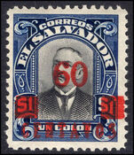 El Salvador 1919-21 60c on 1col mounted mint.