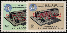 El Salvador 1968 World Health Organisation unmounted mint.