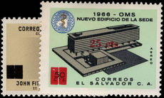 El Salvador 1974 2nd April provisionals unmounted mint.