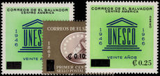 El Salvador 1974-75 September provisional set unmounted mint.