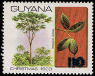 Guyana 1981 (14 Nov) 110c on $3 Peltogyne venosa unmounted mint.
