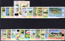 Anguilla 1980 Seperation set unmounted mint.