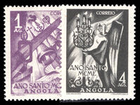 Angola 1950 Holy Year lightly mounted mint.