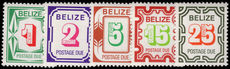 Belize 1976 Postage Due set unmounted mint.