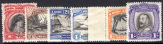 Cook Islands 1932 no watermark set from 1d lightly mounted mint.