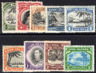 Cook Islands 1944-46 set fine lightly mounted mint.
