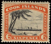 Cook Islands 1944-46 6d RMS Monowai unmounted mint.