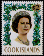 Cook Islands 1967-71 $2 with fluorescent markings unmounted mint.