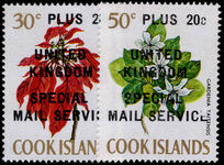 Cook Islands 1971 UK Special Mail Service set unmounted mint.