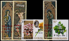 Cook Islands 1972 Hurricane Relief unmounted mint.