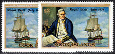 Cook Islands 1976 Visit of Queen Elizabeth to USA unmounted mint.