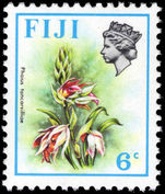 Fiji 1975-77 6c Phaius Tancarvilliae unmounted mint.