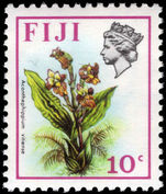 Fiji 1971-72 10c Acanthephippium Vitiense unmounted mint.
