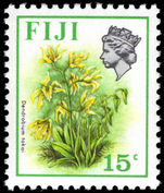 Fiji 1975-77 15c Dendrobium Tokai unmounted mint.